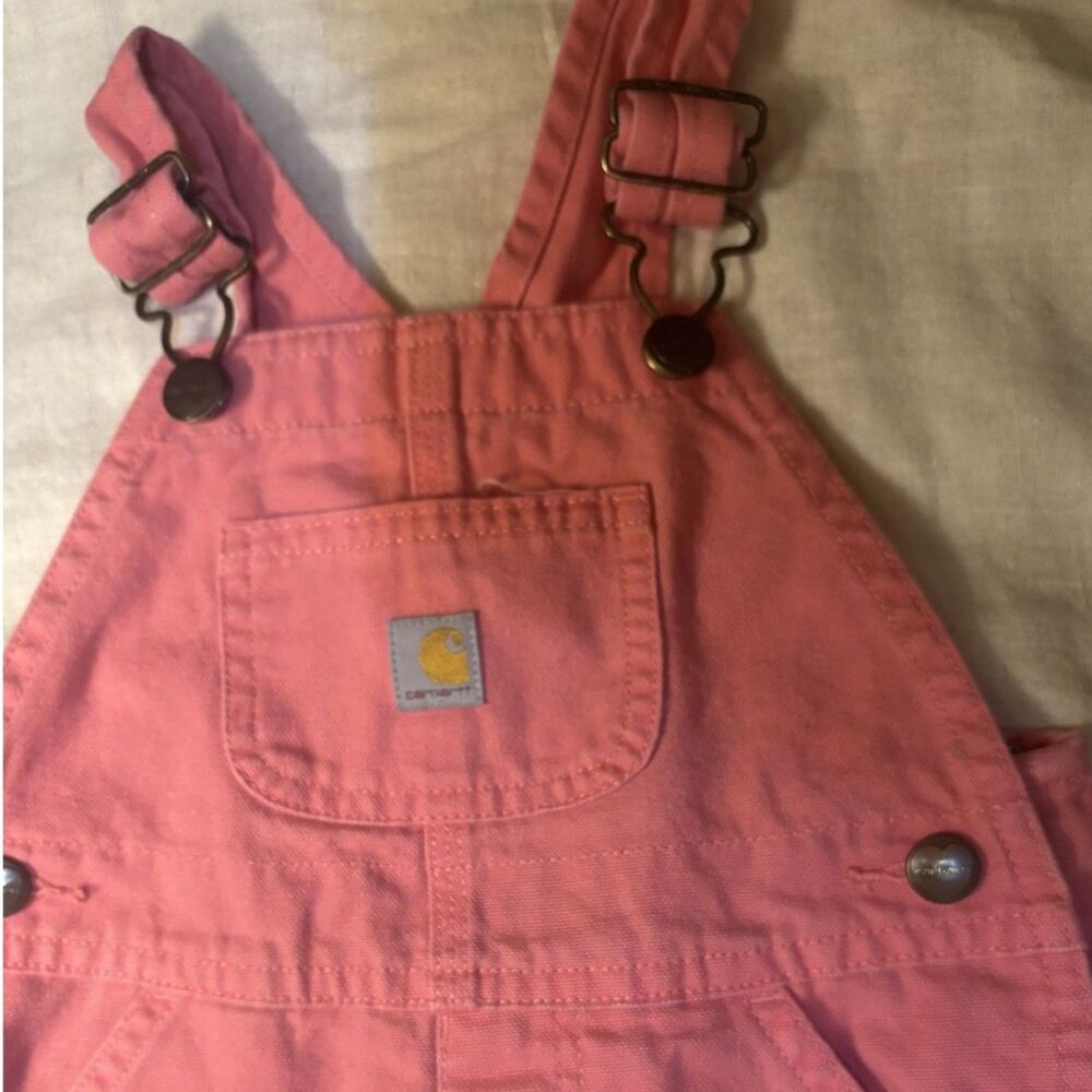 Carhartt Pink Overalls size 2T